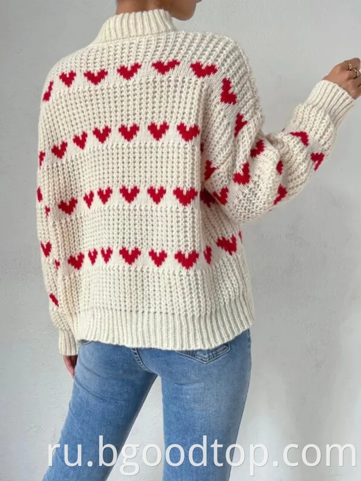 Stand Collar Pullovers Long Sleeve women sweater